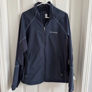 Columbia Omni-Shield Advanced Repellency Grey Full-Zip Jacket